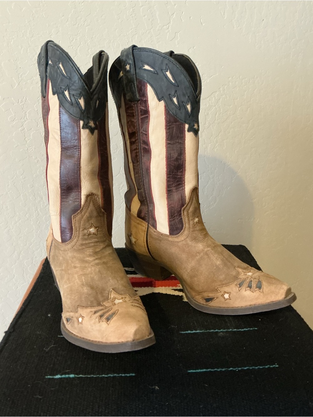 Laredo Red White and Blue Cowgirl Boots